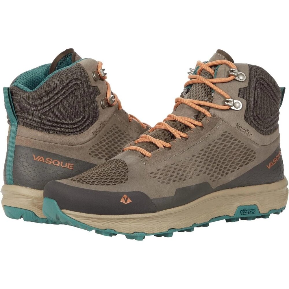 Vasque Women's Breeze LT NTX Waterproof Hiking Shoe Bungee Cord Beige NEW Sz 6